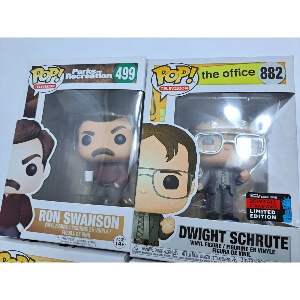 Funko Pop Office Lot of 4 Michael Scott Dwight Schrute Ron Swanson 499 938 869